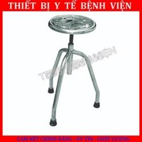 Ghế Xoay Inox 3 Chân Dùng Trong Y Tế Phòng Thí Nghiệm  - TBYT BỆNH VIỆN