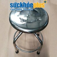 Ghế xoay inox 4 chân cao cấp D34 (inox 304)