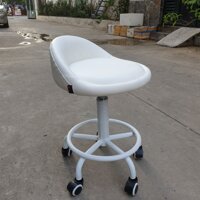 Ghế xoay Spa cho kỹ thuật viên full trắng : SG - 013-1