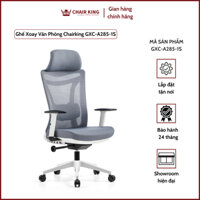 Ghế Xoay Văn Phòng Chairking GXC-A285-1S thương hiệu Chairking - Lưng lưới, tay vịn phủ PU, nệm mousse bọc vải, chân nhự