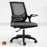 GHẾ XOAY VĂN PHÒNG DỰA LƯNG CHỐNG GÙ CÓ TỰA ĐẦU, LƯNG GÙ KHI CHƠI GAME, LÀM VIỆC, CHÂN INOX HÒA PHÁT MSP : EGH02-G007