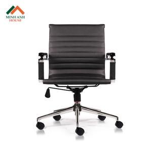 Ghế xoay văn phòng lưng trung gợn sóng M1007-02