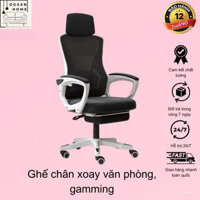 Ghế Xoay Văn Phòng Thông Minh 2 in1 , Ghế Game Lưng Lưới ngả 145 , Bảo Vệ Cột Sống, Nâng Hạ dễ dàng