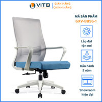 Ghế Xoay Văn Phòng Vito GXV-B856-1 thương hiệu Vito - Lưng lưới, tay nhựa, nệm mousse, chân nhựa