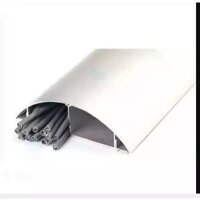 Ghen bán nguyệt Nhôm D90x24