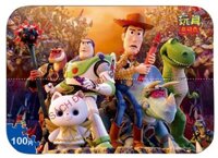 Ghép hình 100 mảnh loại đẹp 3D dập nổi hình phim hoạt hình toy story
