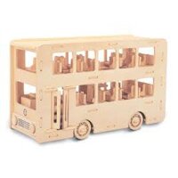 Ghép hình 3D xe buýt 2 tầng