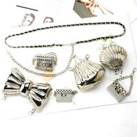Ghgl❤️Mới Chanel Ngọc Trai Dây Xích Mini Túi Tai Nghe Vỏ Túi Ăn Tối Phù Hợp Với Một Vai Messenger Túi Nhỏ Nữ Đọc