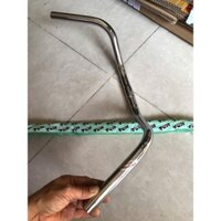 Ghi đông cánh én Inox 304 xe đạp Mini nữ cao cấp loại tốt