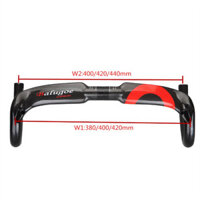 Ghi đông carbon BALUGOE mã 2103 - Đen đỏ - 31.8X40 (Chiếc)