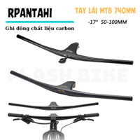 Ghi Đông Carbon MTB RPANTAHI XX1  Độ Chênh 17° Chiều Dài 50-100MM Dành Cho Xe Đạp MTB