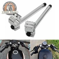 ghi đông clip on Cafe racer nhôm cnc kích thước cho phuộc 45mm Phù hợp độ Cafe Racer Tracker Win CD 67 Dream CUB