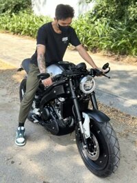 GHI ĐÔNG CLIP ON CAFE RACER TĂNG CHỈNH GÓC LÁI