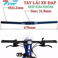 Ghi đông nhôm xe đạp - Tay lái nhôm thẳng leo núi lớn 31.8mm, fixed gear nhỏ 25.4MM