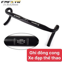Ghi đông sừng trâu Dẹt Chính hãng FMFXTR và GELEISEN pô tăng 31.8 hợp kim nhôm cao cấp tay cầm tiện lợi cho xe đạp