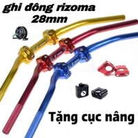 Ghi đông trung quốc rizoma 28mm kèm cục nâng xe điện độ (tặng kèm lục giác) hàng loại 1.