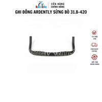 Ghi đông xe đạp thể thao nhôm Ardently G01 sừng bò - Đen trắng - 31.8x420mm