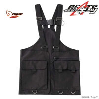 Ghi Lê thêu Logo trắng là phụ kiện đi kèm DGP Jacket Áo Khoác Kamen Rider Geats