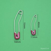 Ghim an toàn đôi bảo hiểm hình quả chuối Ghim kẹp giấy cỡ nhỏ cỡ lớn có mũ trùm đầu quần áo gia đình Ghim khóa kẹp giấy cố định