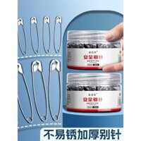 Ghim an toàn kiểu cũ để cố định quần áo, kẹp giấy dày nhỏ/lớn/extra lớn, kẹp giấy cong, kẹp giấy cho ga trải giường và chăn, khóa hình chữ U, thẻ cửa hàng quần áo kim loại dày, ghim treo