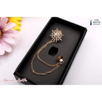 Ghim cài áo - ghim cài áo vest cưới Hoa tuyết -  Rồng