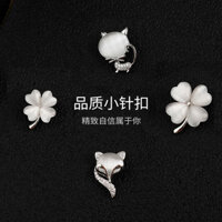 Ghim sửa quần áo không cần may, ghim chống lộ, ghim cài áo nữ, ghim cỏ bốn lá, ghim cổ nhỏ vô hình, cao cấp