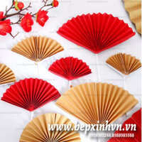 Ghim trang trí Tết quạt giấy có 2 size
