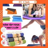 [GHN] Thảm Tập Yoga TPE Cao Cấp 2 Lớp 6mm - Thảm Tập Tại Nhà- THẢM TẬP YOGA