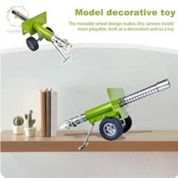 [Gi] Mô hình pháo binh Trang trí Thực tế Hợp kim kim loại hạng nặng Mini Pháo binh Tượng phóng pháo binh thu nhỏ Tượng VN