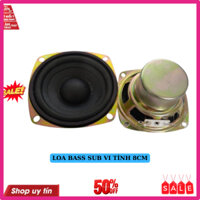 giá 1 đôi loa bass sub vi tính 8 CM gân mút -  công suất 50w