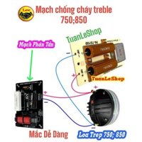 GIÁ 1 Mạch chống cháy loa treble 450 Hoặc trep 750, treble 850 Tùy Chọn, Chống cháy Bằng IC cao cấp