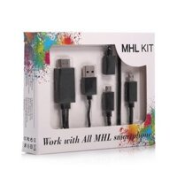 Giá bán buôn 5 Bộ KIT cáp MHL to HDMI cho điện thoại Android
