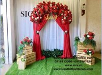 Giá bán cổng hoa đơn giản - Mã: CH-533