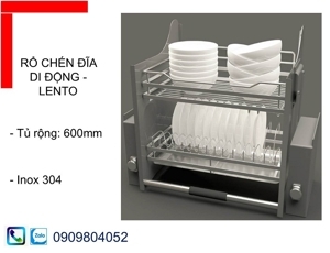 Giá bát di động Hafele 600mm 504.76.134