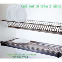 Giá bát đĩa 2 tầng tủ trên dạng V inox Faster FS RS 900/800/700S.