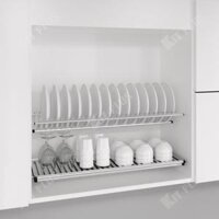 Giá bát đĩa cố định 2 tầng chữ V Kit Plus DK1280