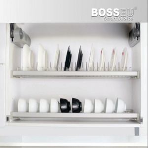 Giá bát đĩa cố định inox mạ crom BossEU BS1190C