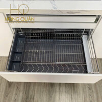 Giá bát đĩa đa năng inox 304 cao cấp Kệ đựng chén, ray âm giảm chấn, gắn cánh hoặc cánh mở THƯƠNG HIỆU EUROGOLD