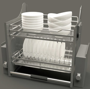 Giá bát đĩa di động Hafele Cucina Lento 504.76.014