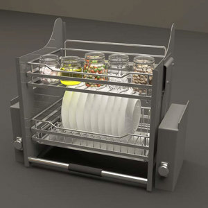 Giá bát đĩa di động Hafele Cucina Lento 504.76.215