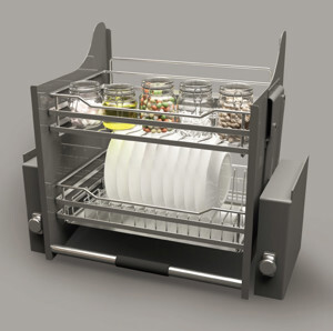 Giá bát đĩa di động Hafele Cucina Lento 504.76.208