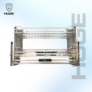 Giá bát đĩa di động inox 304 mờ Huge H-BD138D