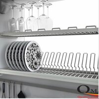 Giá Bát Đĩa Tủ Trên-Inox Nan 304