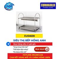 Giá Bát Eurogold EU04600 Chất Liệu Inox Cao Cấp 2 Tầng Có Thể Để Bàn Dạng Nan Tiện Lợi - Hàng Chính Hãng