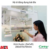 Gía bát nâng hạ Cariny KD24CI-800 2 tầng inox 304 điện hóa