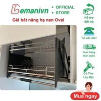 Giá bát nâng hạ/ giá bát đĩa di động nan oval inox 304 chính hãng Gemanivn 100% cao cấp, siêu bền