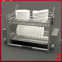 Giá bát nâng hạ Hafele 504.76.005/504.76.015, Inox 304, Kệ Đựng Đồ Nhà Bếp Thông Minh