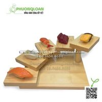 Giá bày Buffet gỗ 5 tầng