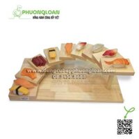 Giá bày Buffet gỗ 9 tầng
