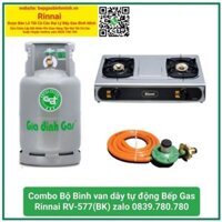 Giá Bình Gas Van Dây Tự Động Bếp Gas Rinnai RV-577(BK)